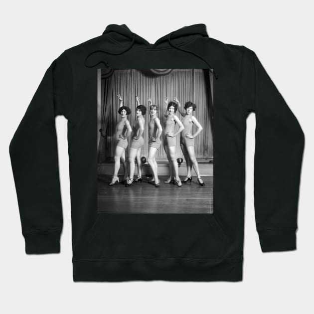 Chorus Girls, 1927. Vintage Photo Hoodie by historyphoto